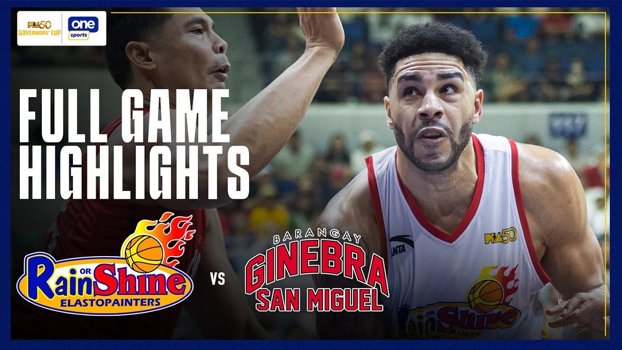 BARANGAY GINEBRA vs RAIN OR SHINE | FULL GAME HIGHLIGHTS | PBA SEASON 50 GOVERNORS' CUP