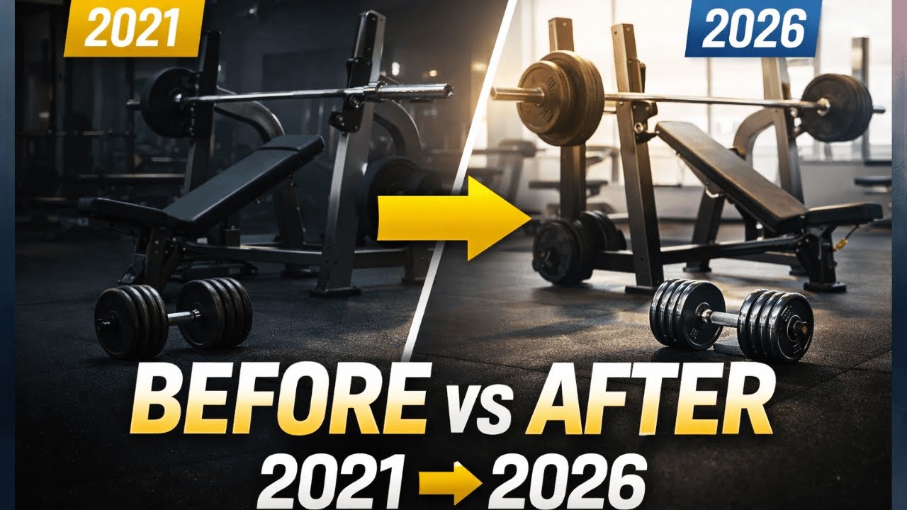 Before & After: July 21, 2021 vs Jan 15, 2026 | Incline Chest Press + Vlog