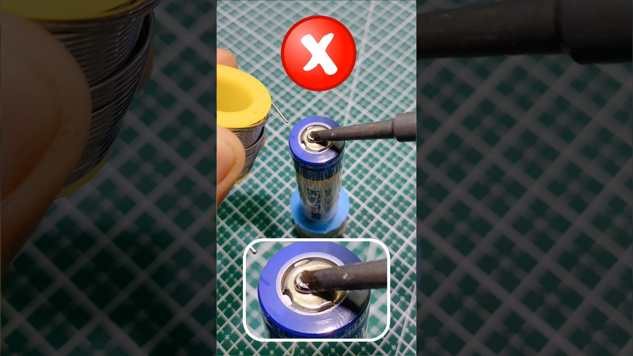 How To Soldering Lithium Battery