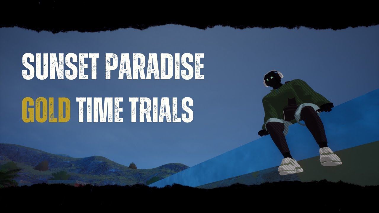 Sunset Paradise Time Trials Gold - Rooftops and alleys