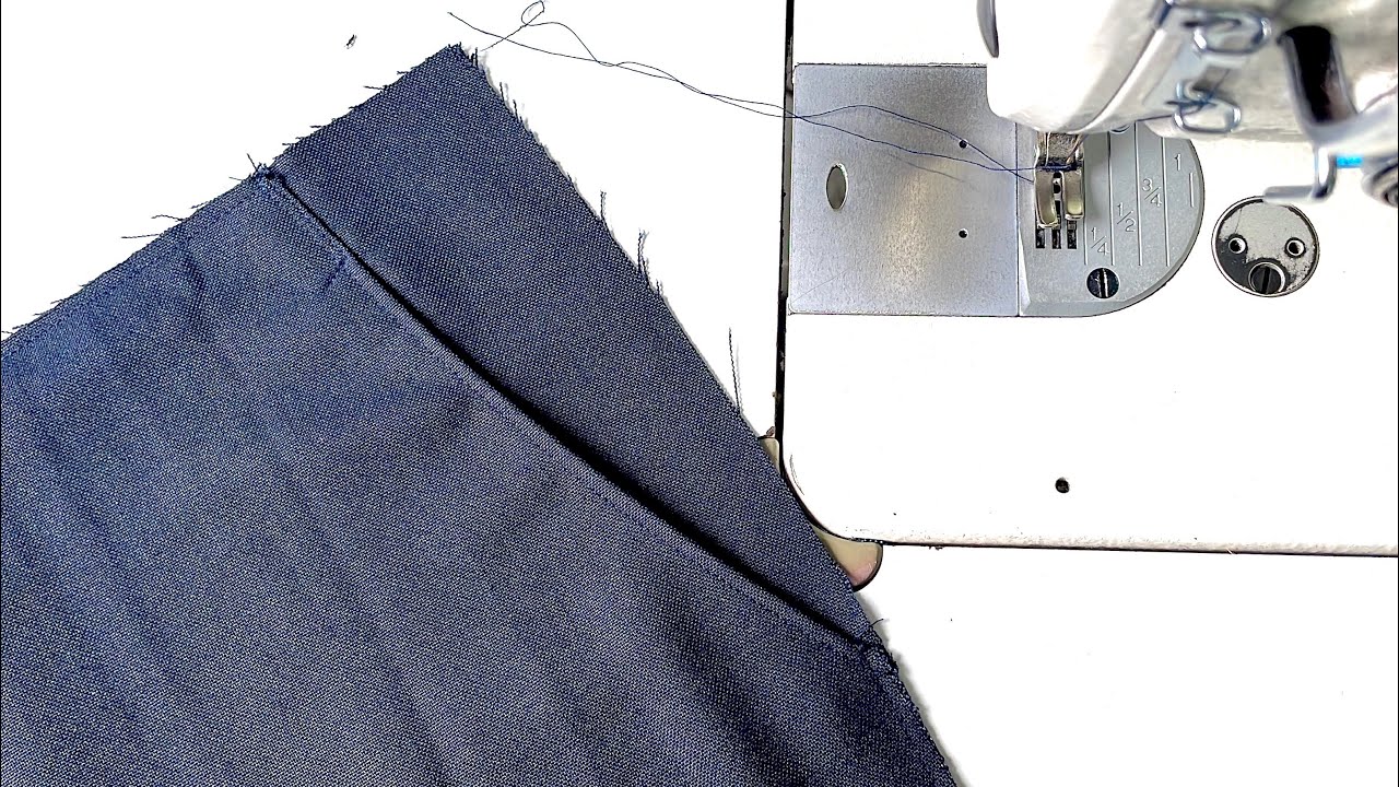 Easy Way to Stitch Cross Pocket in Pants