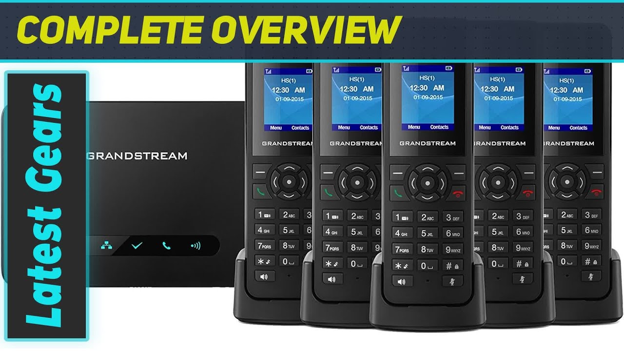 Grandstream DP750 & DP720: The Best DECT Cordless VoIP Solution