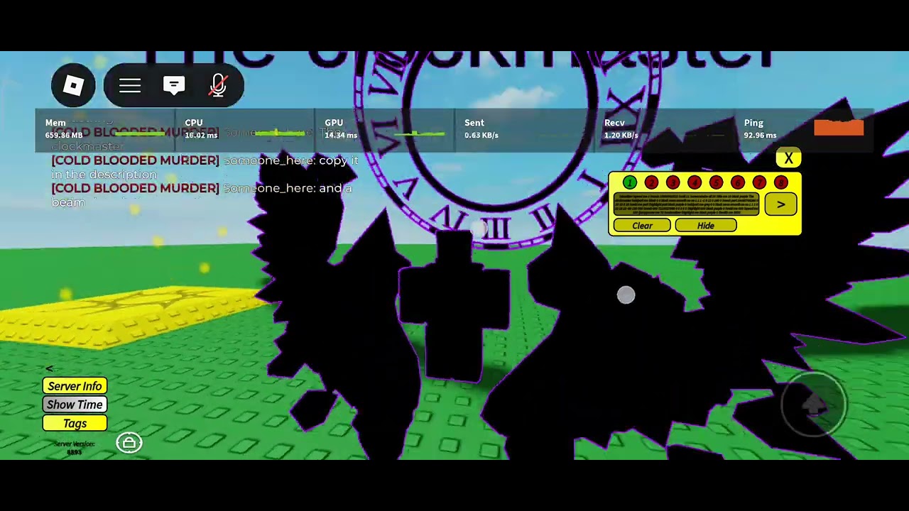 The chosen one but i made it (The clockmaster moveset)