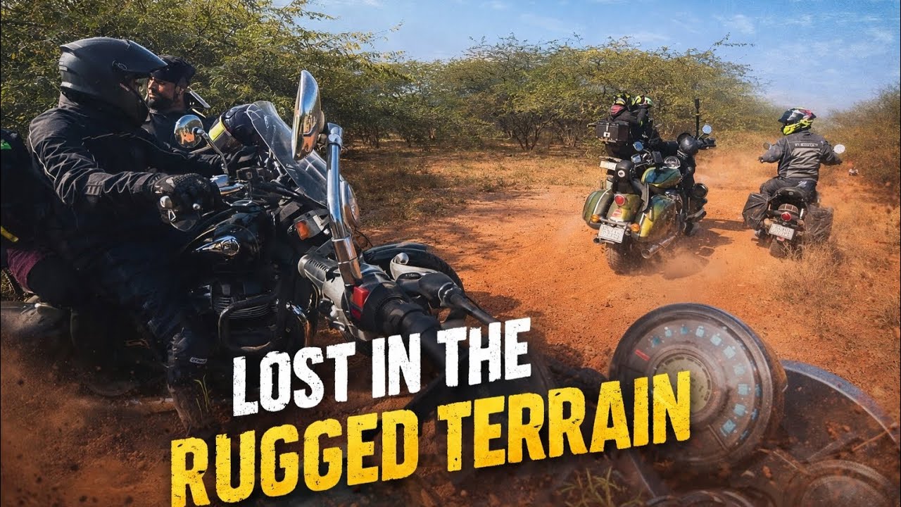Lost cruisers in the Rugged terrain...! #supermeteor650  #rider #motovlog#royalenfieldsupermeteor650