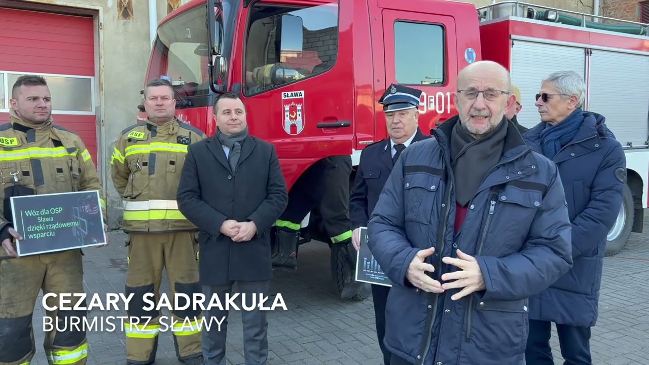 Przekazanie promesy dla OSP Sława