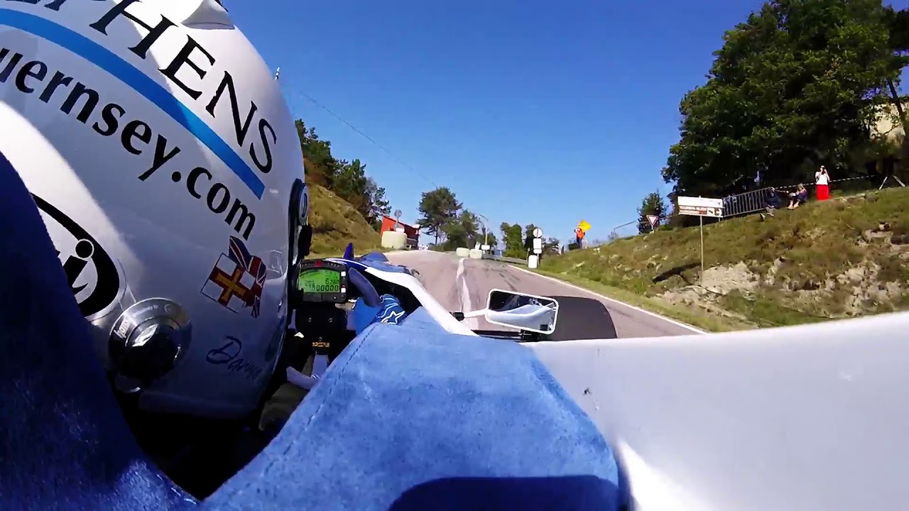 FIA European Hillclimb Masters 2018 in Gubbio Italy. Darren Warwick onboard 1:26.05secs.
