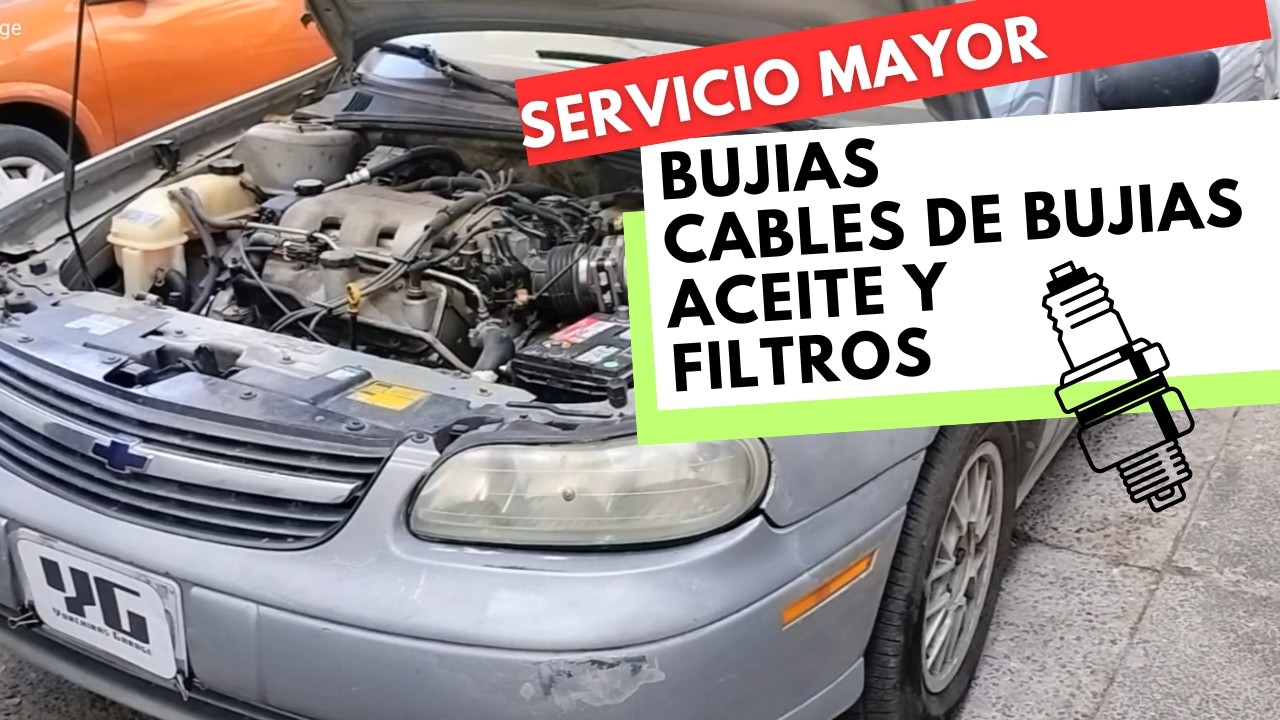 Bujías, cables de bujías, aceite y filtros a chevrolet malibu.