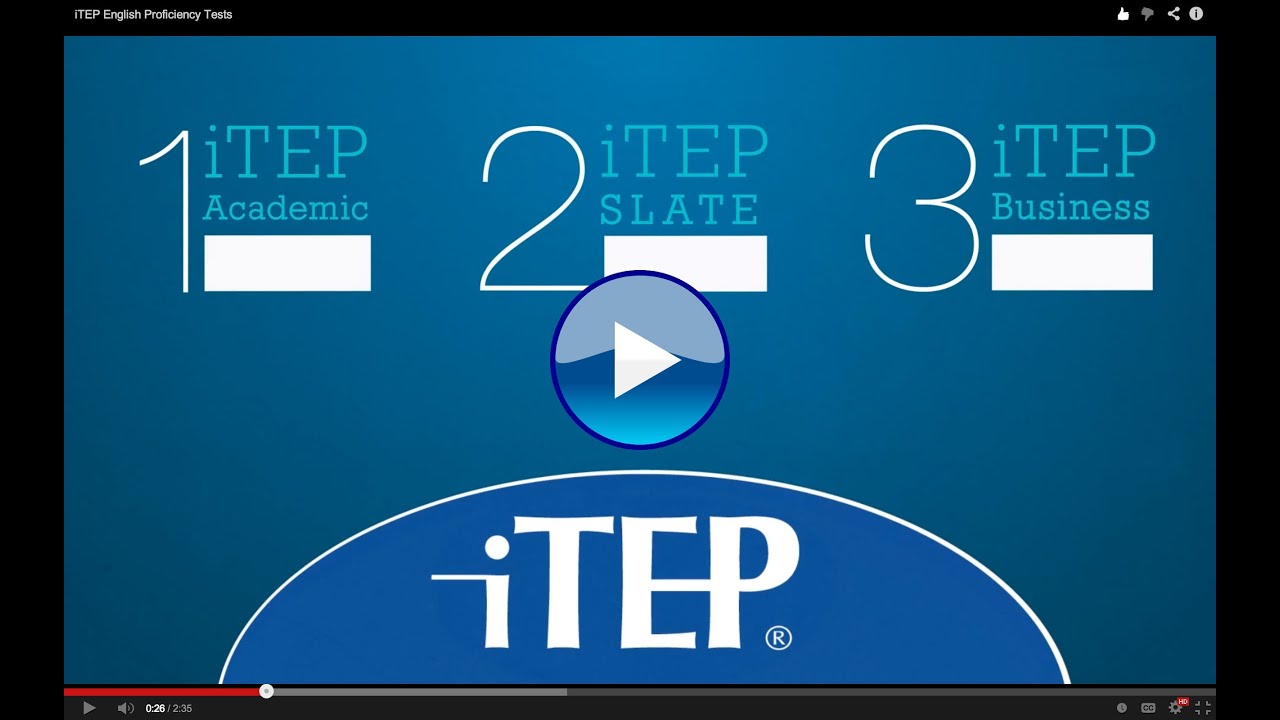 iTEP English Proficiency Tests