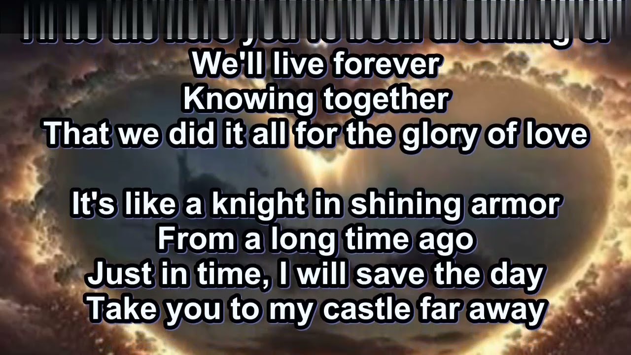 Glory Of Love Peter Cetera Lyrics