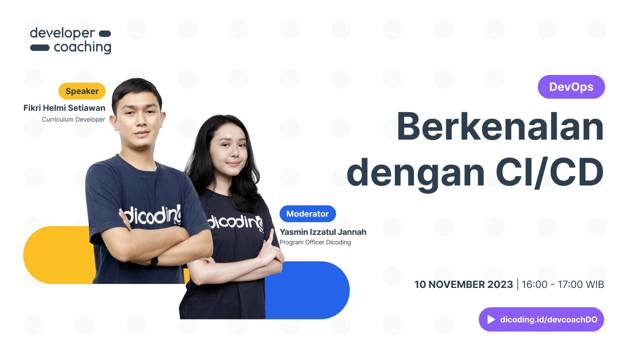 Dicoding Developer Coaching #112 : DevOps Engineer | Berkenalan dengan CI/CD