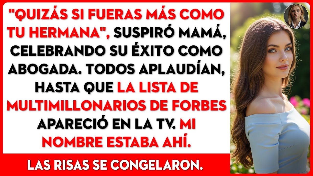 "Ojalá fueras como tu hermana", suspiró mamá, orgullosa de su nuevo trabajo.