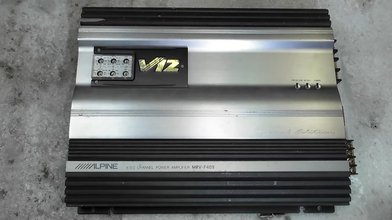 RV-ELECTRONIC - Réparation d'un Ampli Alpine MRV-F409