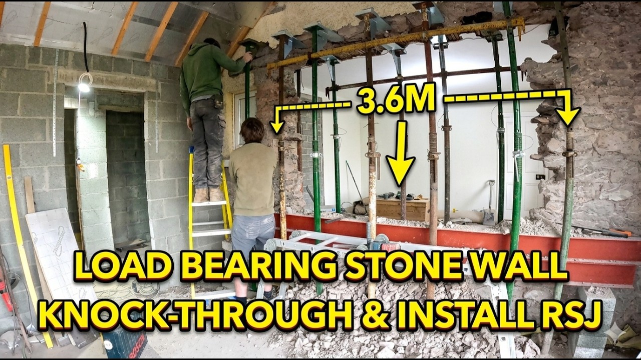 Load bearing wall knock-through
