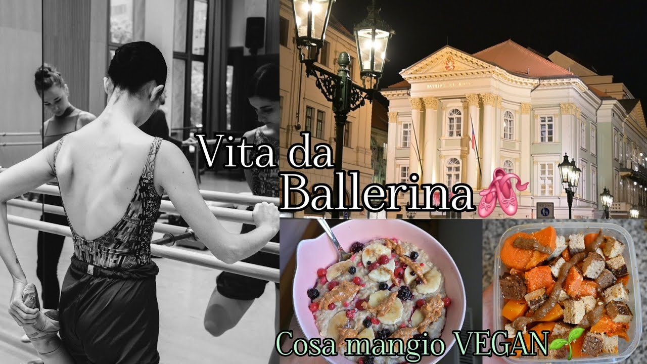 Un giorno nella vita di una BALLERINA🩰 Cosa mangio in un giorno VEGAN - svuota la spesa, ricette🌱