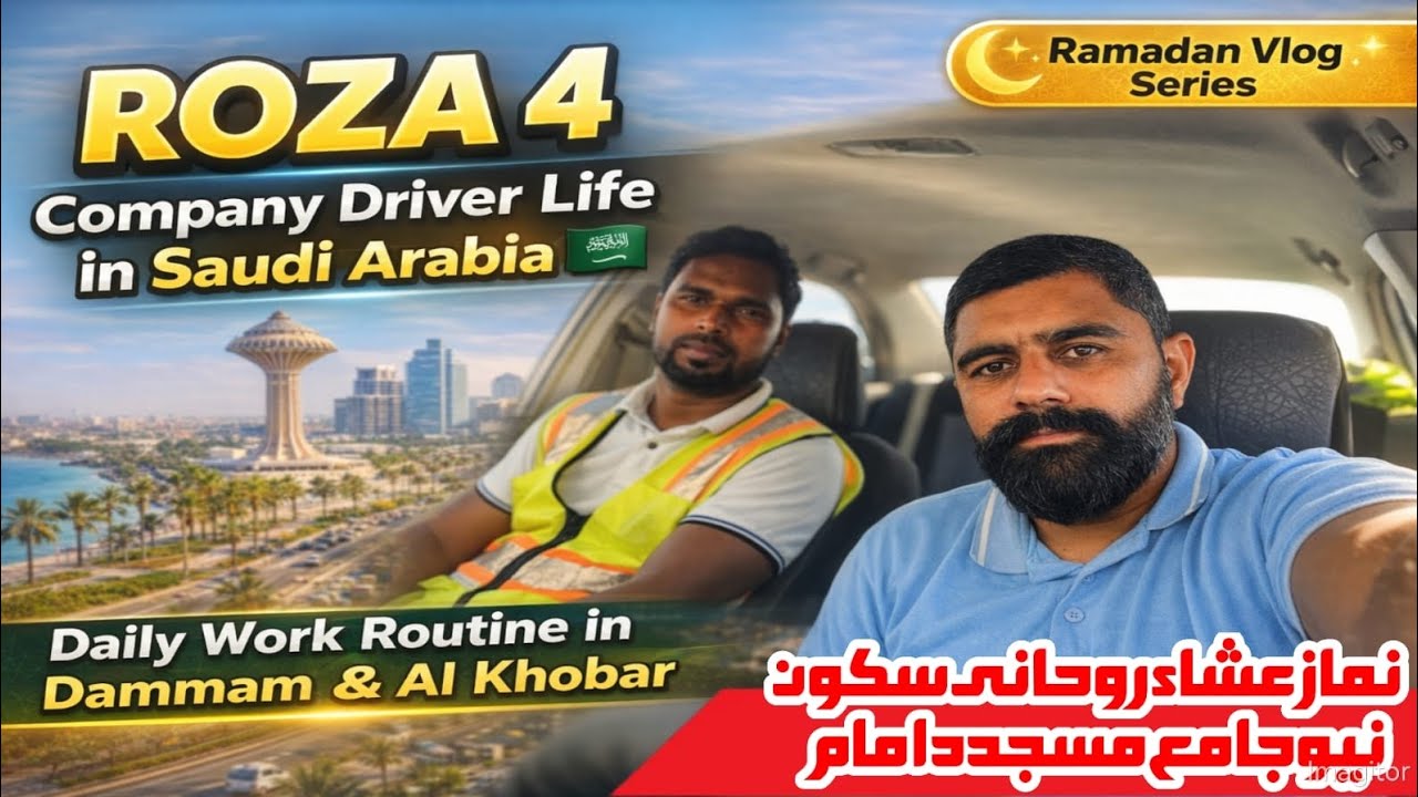 Roza 4 Company Driver Life in Saudi Arabia🇸🇦  Daily Work Routine in Dammam & Al Khobar  Ramadan Vlog
