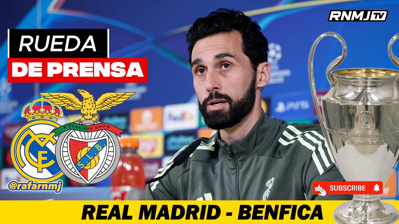 Rueda de prensa HOY de ARBELOA PREVIA Real Madrid - Benfica de Champions (24/02/2026)