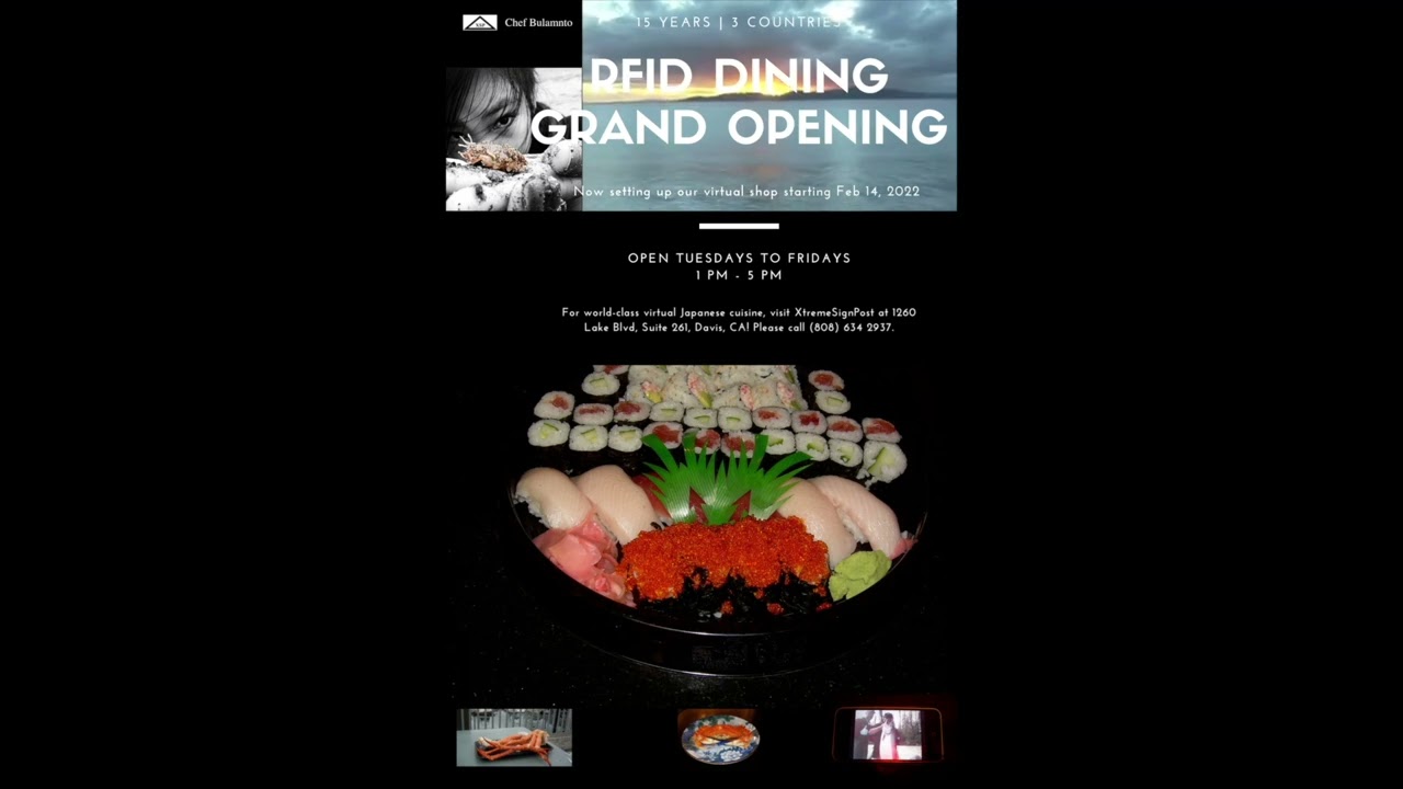 The Internet of Experiences: Virtual RFID Dining at Tramonto
