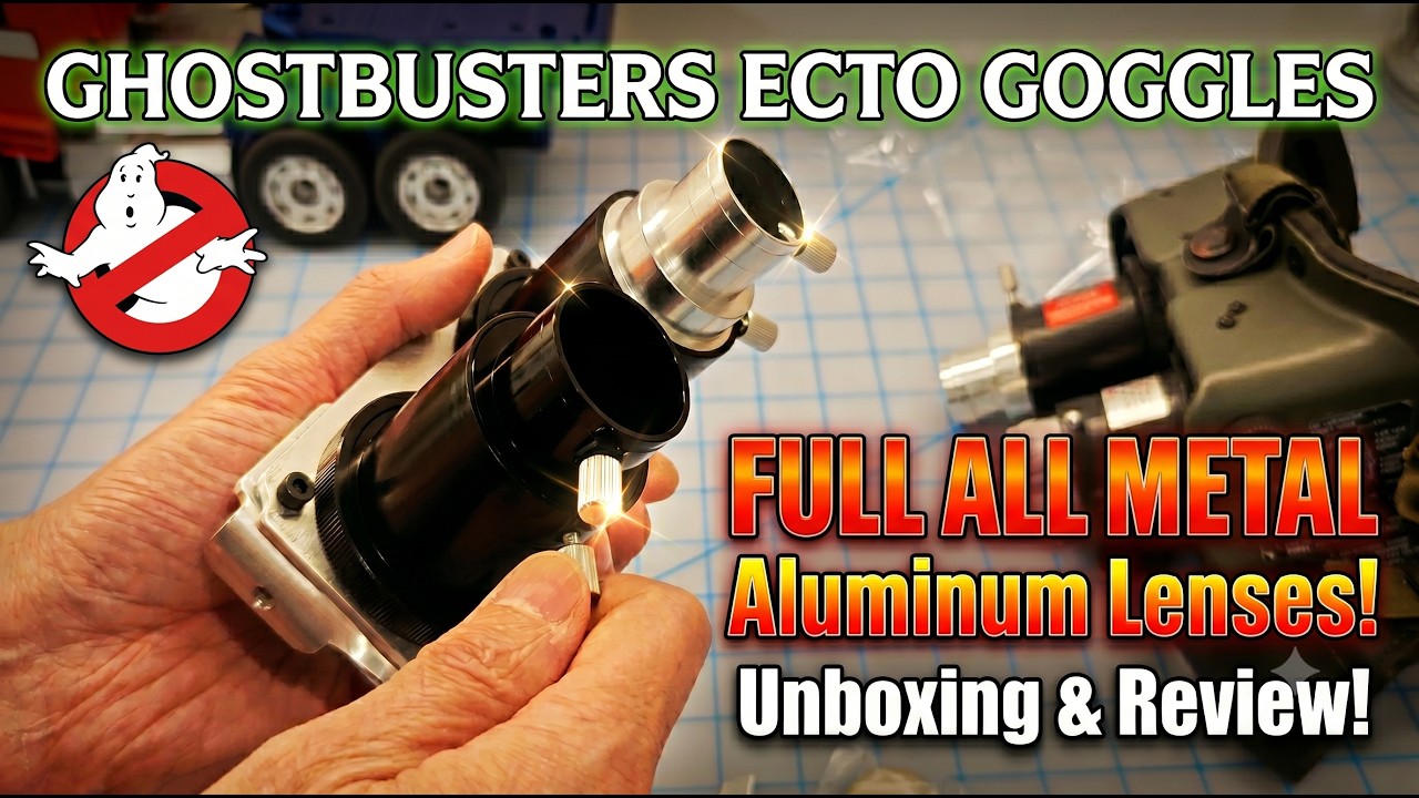 Очки GB Fans Ghostbusters Ecto с цельнометаллическими алюминиевыми линзами! Распаковка и видеообзор!