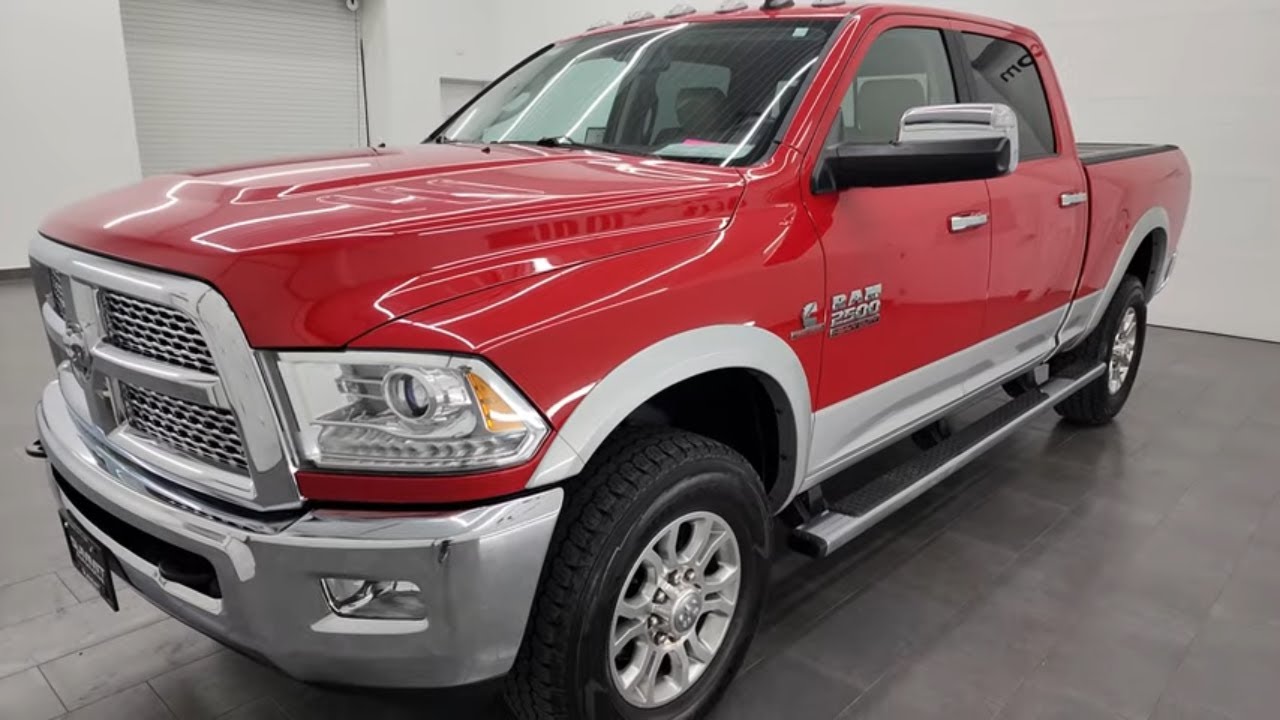 2014 RAM 2500 LARAMIE CREW CUMMINS DIESEL 4K WALKAROUND 13581Z SOLD!