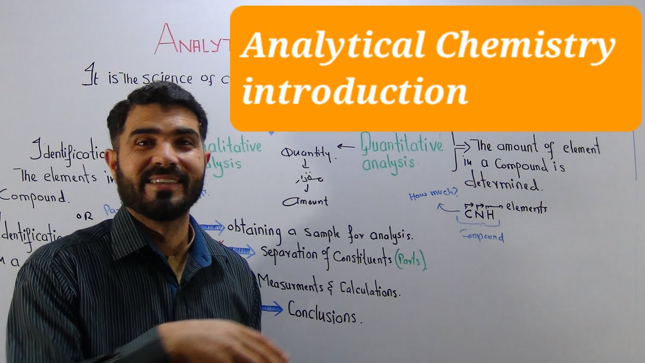 Analytical Chemistry  Introduction CHAPTER 2 First YEAR