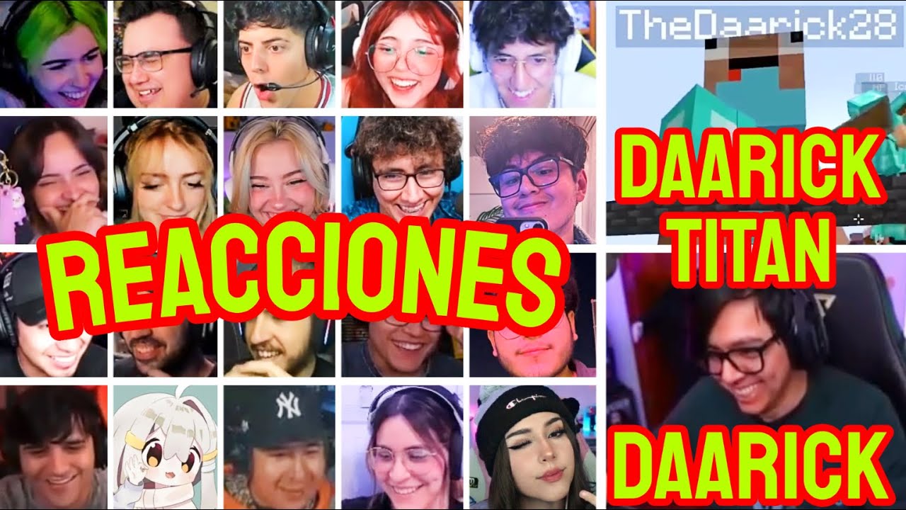 MUCHOS STREAMERS REACCIONAN A DAARICK TITAN Y KGANDO A SU TEAM XD