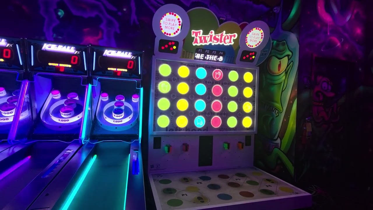 My demo of this strange Twister  arcade game based on from its original version board game.