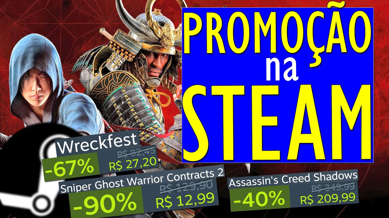 PROMO&Ccedil;&Atilde;O! JOGOS BARATOS para PC a partir de R$ 3,29 na STEAM e EA PLAY!