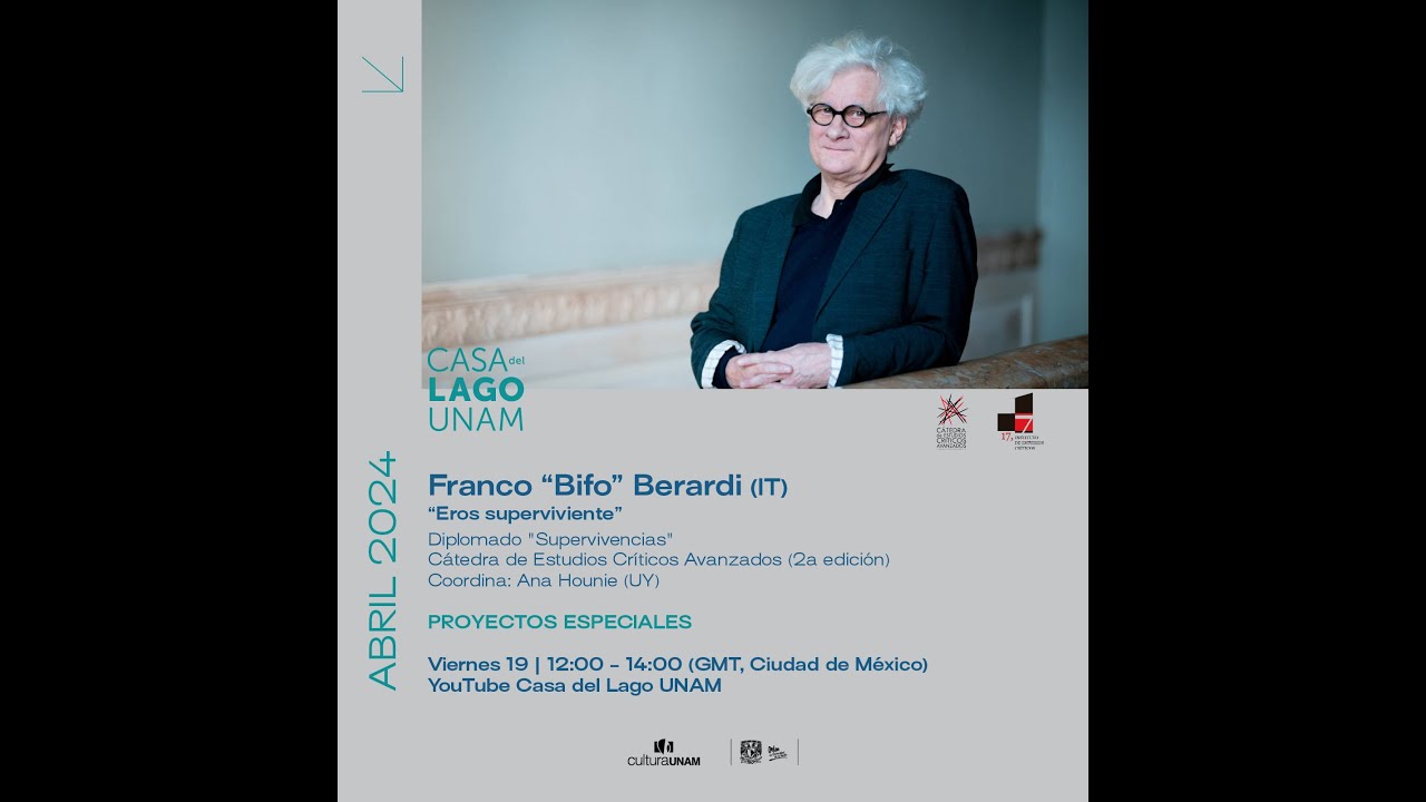 Franco “Bifo” Berardi (IT) / “Eros superviviente”