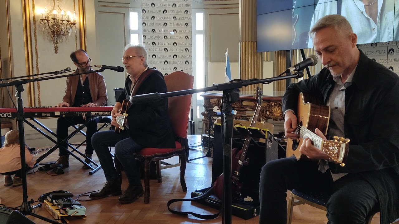 David Lebon y Pedro Aznar tocando Seminare
