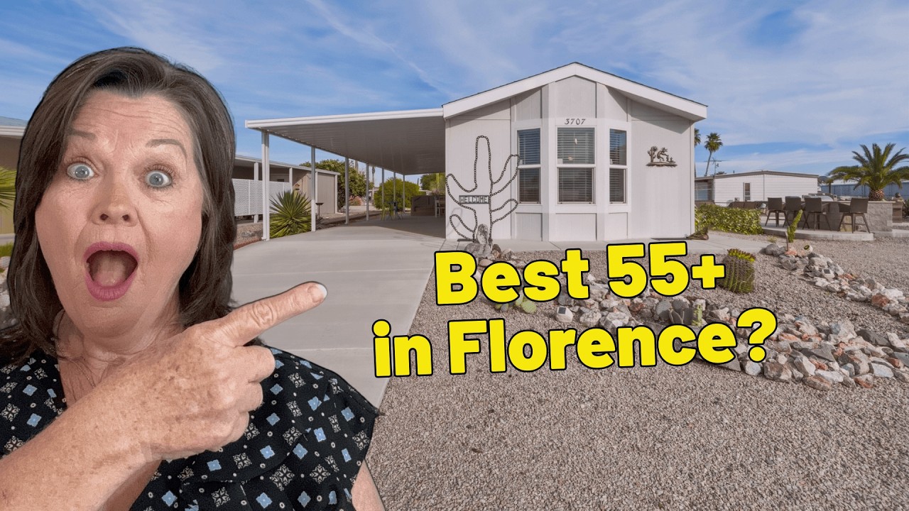 2 Bed Manufactured Home in Florence AZ | 3707 N Montana Ave Home Tour