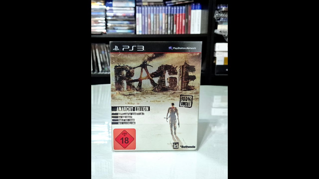 Распаковка Rage Anarchy Steelbook Edition для PS3