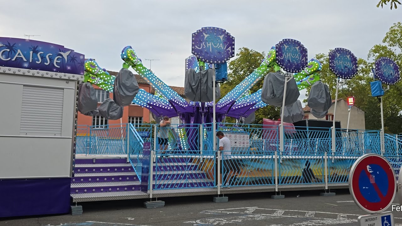 Fete foraine de Lavaur 81 editions 2025 première partie 🌧