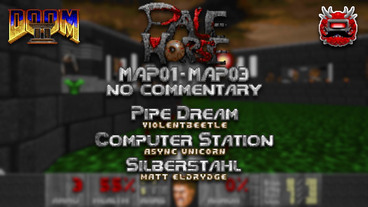 DOOM: Pale Horse, MAP01—MAP03, no commentary