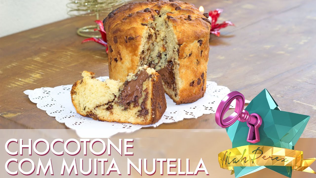 Como fazer Chocotone recheado com Nutella - Segredinhos #84
