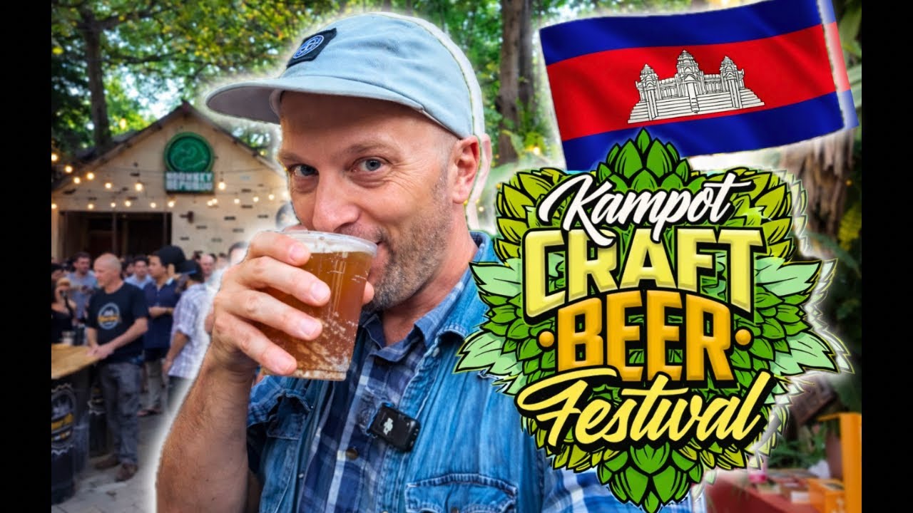 Я этого не ожидал на фестивале крафтового пива в Камбодже 🍻🇰🇭