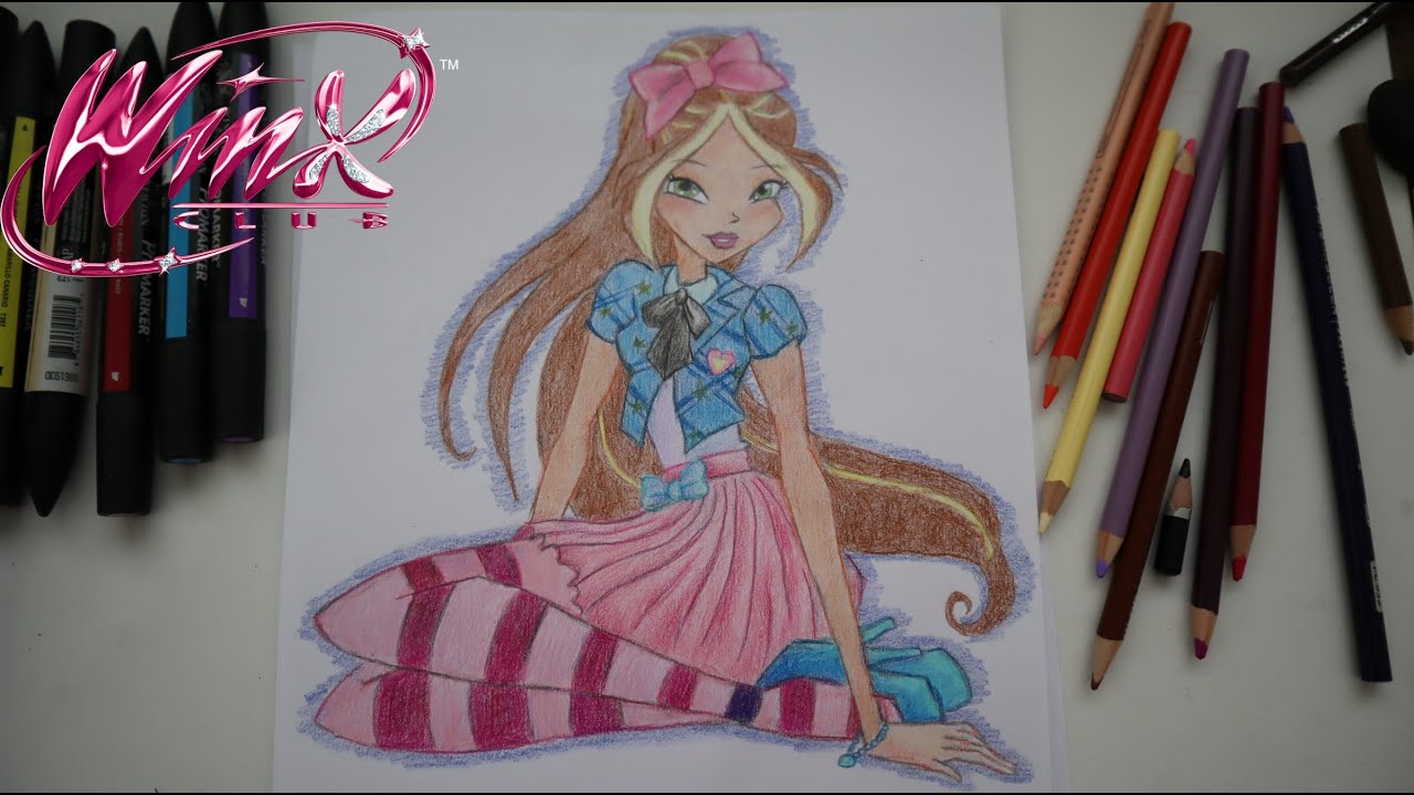 Winx Club- Flora Çizimi🦋DRAWİNG:Winx Club- Flora