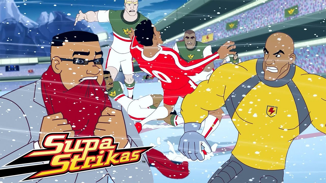 The Coldest Match Ever! Supa Strikas Train on a Frozen Mountain ❄️⚽ | Football Videos