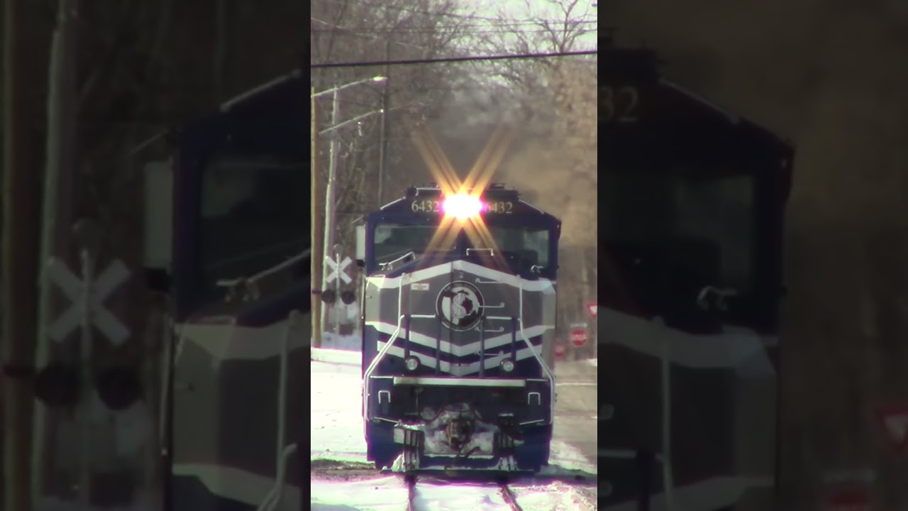 LSRC SD70M&rsquo;s &ldquo;Street Running&rdquo; In Saginaw, Michigan