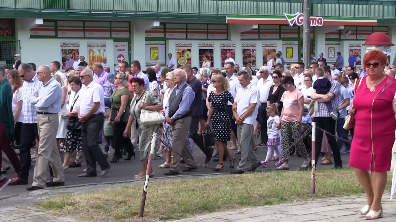 Procesja Bożego Ciała w parafii MBNPw Radzyniu Podlaskim.