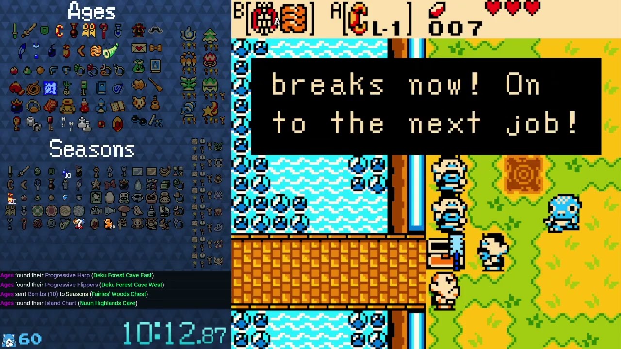 Oracle of Ages & Seasons Randomizer ~ SlotLocking a game