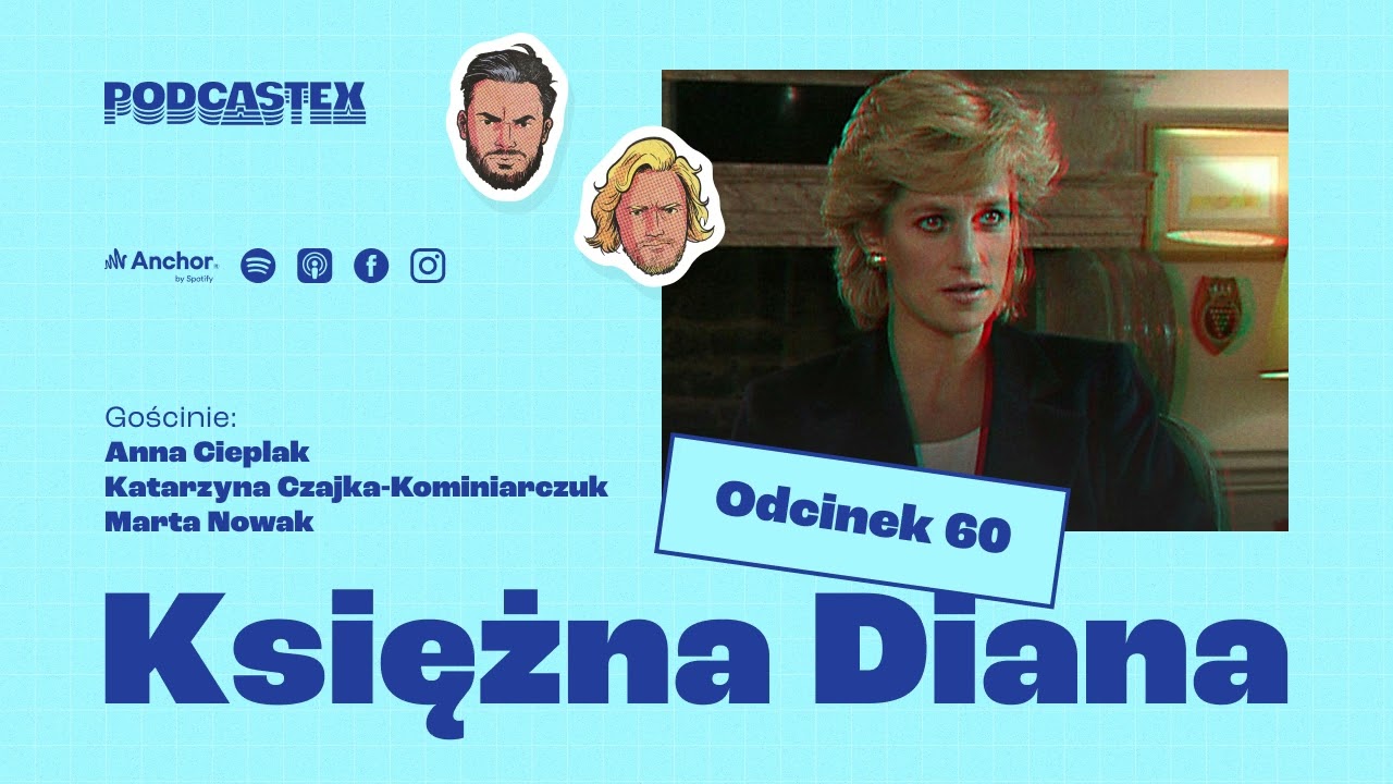Podcastex odc. 60: Księżna Diana i jej śmierć (feat. Czajka-Kominiarczuk, Anna Cieplak, Marta Nowak)
