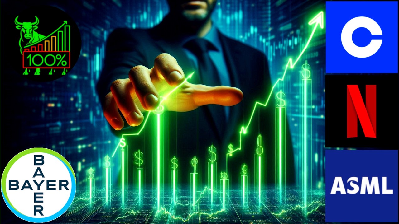 COINBASE BULLISCH?! ~ BAYER IMMENSE KORREKTUR ~ ASML ~ NETFLIX ~ CHARTANALYSE