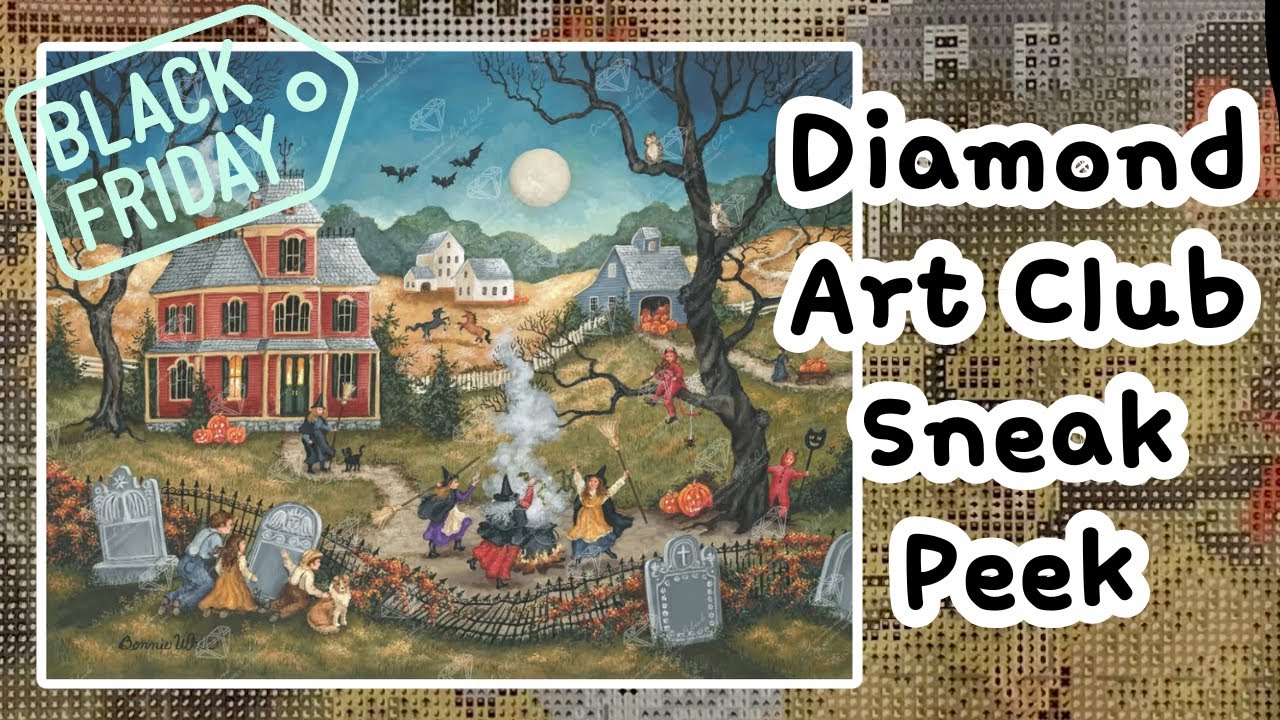 dancing in the moonlight by bonnie white | diamond art club BLACK FRIDAY sneak peek!