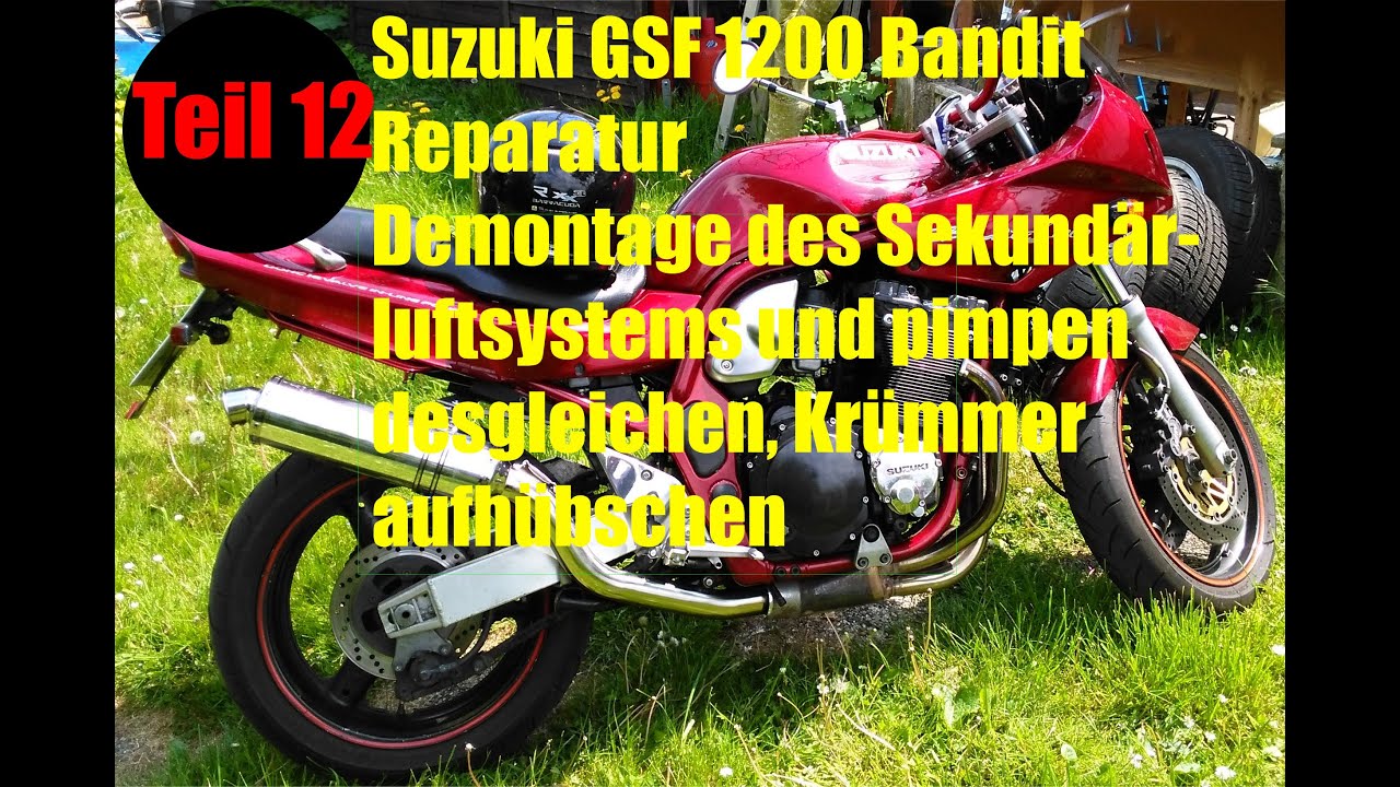 Suzuki GSF1200 Bandit -Motorrad Reparatur und Umbau Teil 12- Umbau des Luftsystems