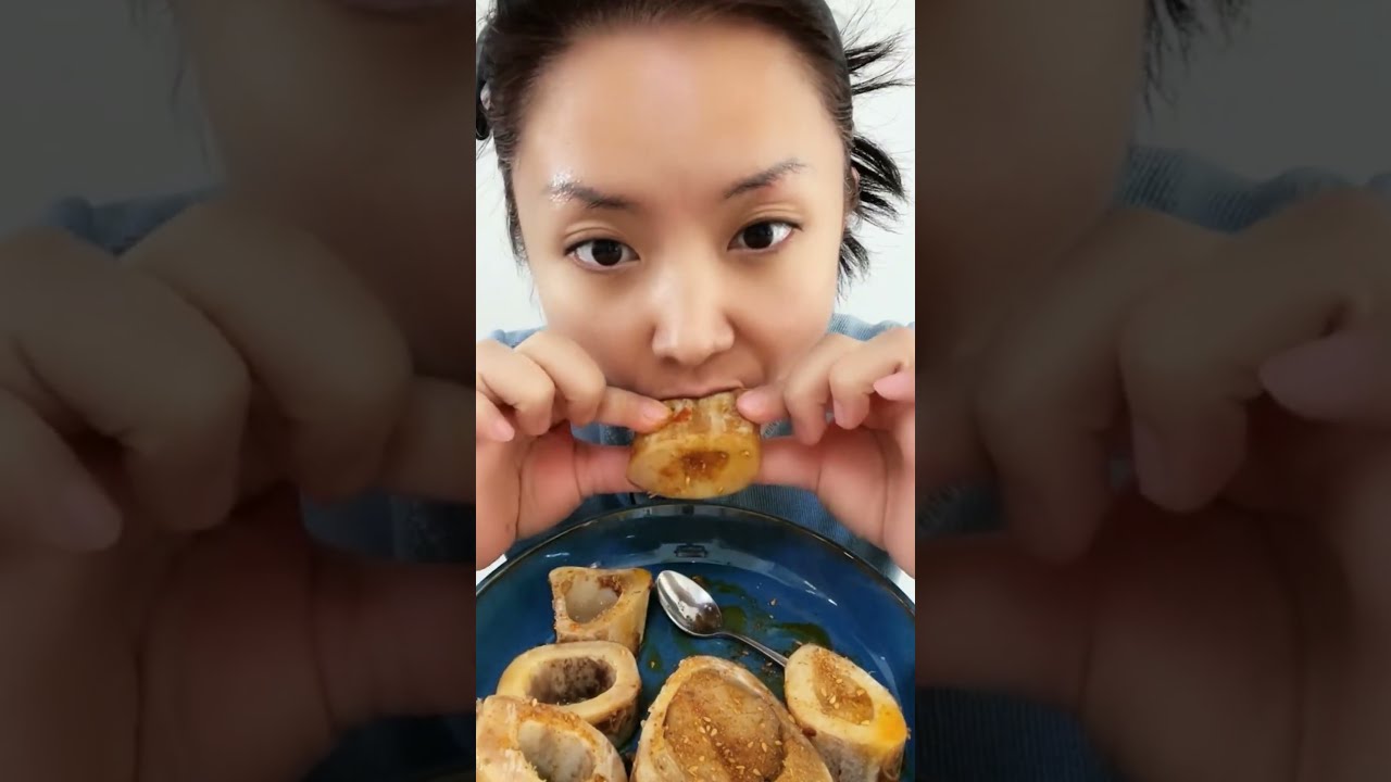 asmr mukbang thánh ăn tủy xương- beef bone marrow- 牛骨髄- 쇠고기 골수- 牛骨髓- गोमांस की अस्थि मज्जा #38