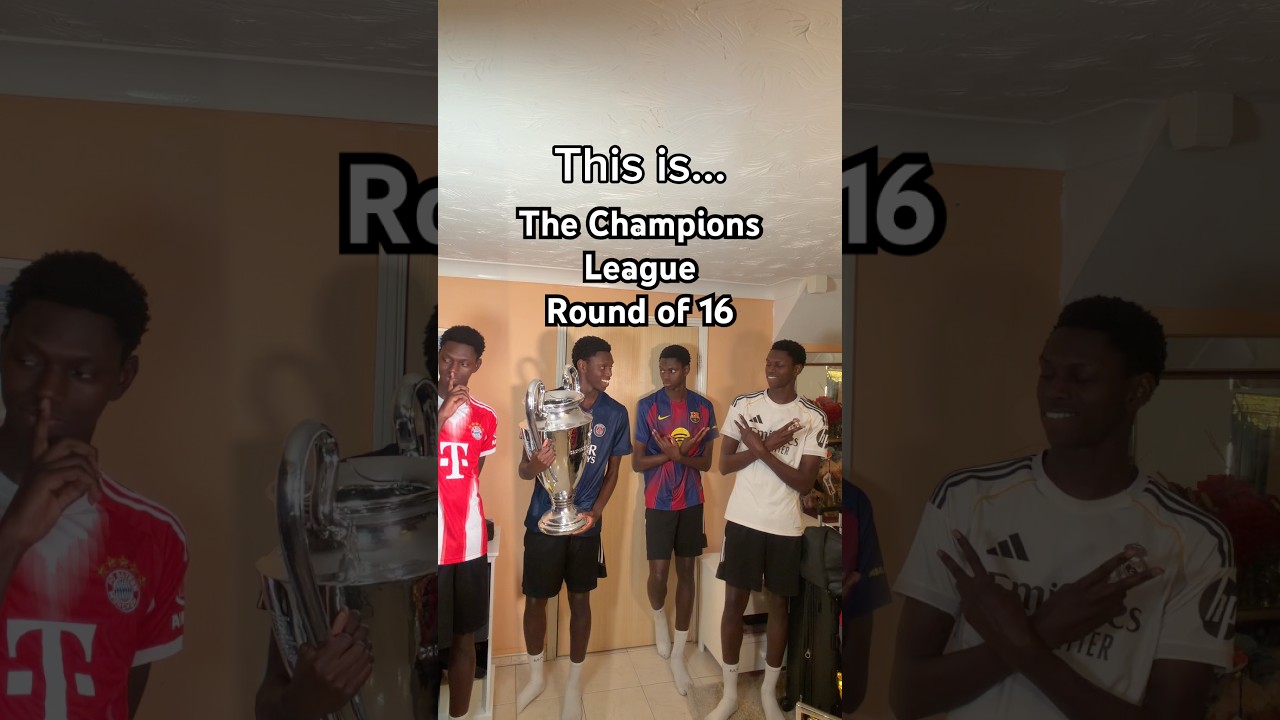 The Champions League Round of 16 25/26 #football #soccer #championsleague