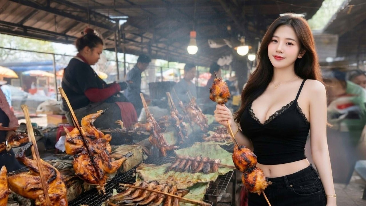 Real Cambodian Village Market | Street Food Tour at Udong Resort