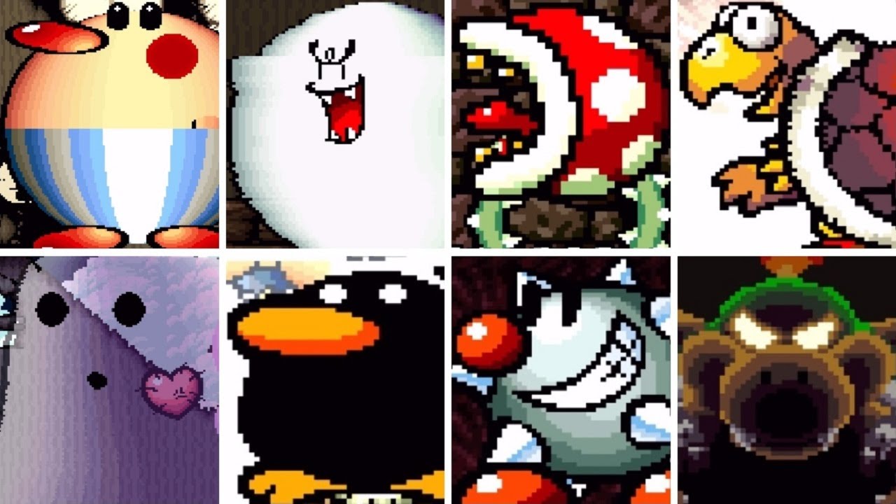 Yoshi's Island - All Bosses