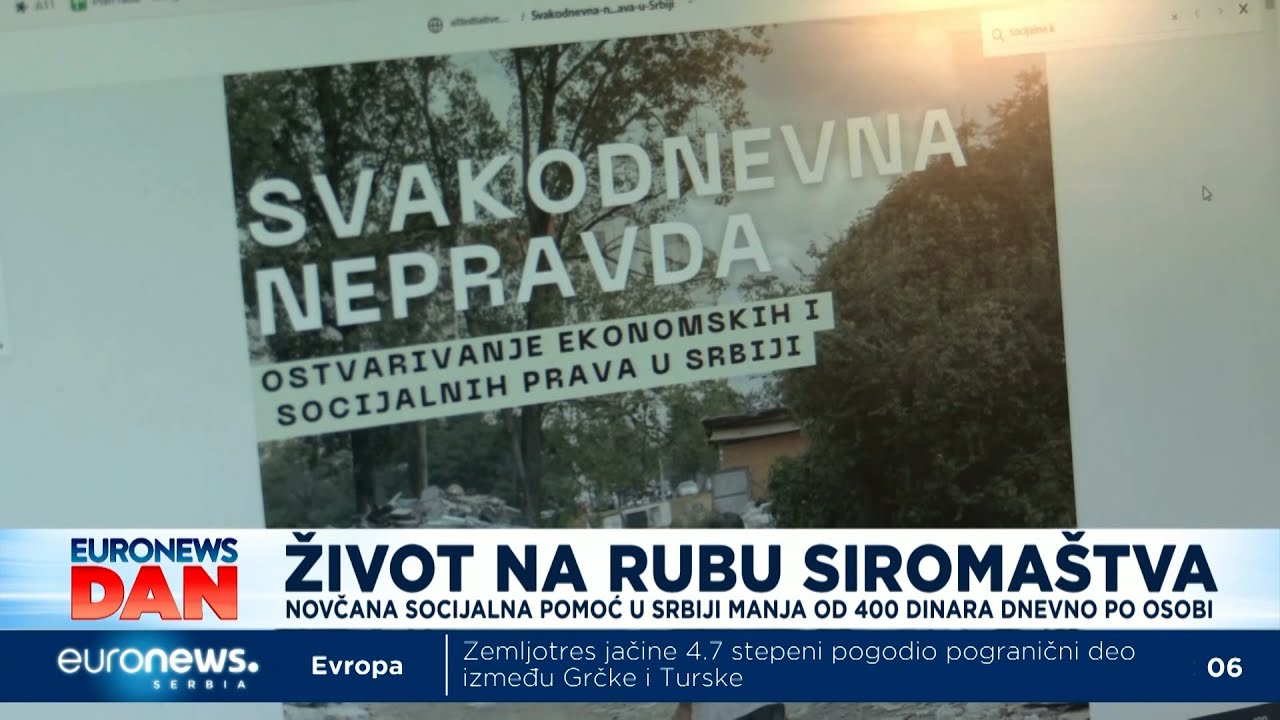 Socijalna pomoć u Srbiji manje od 400 dinara dnevno