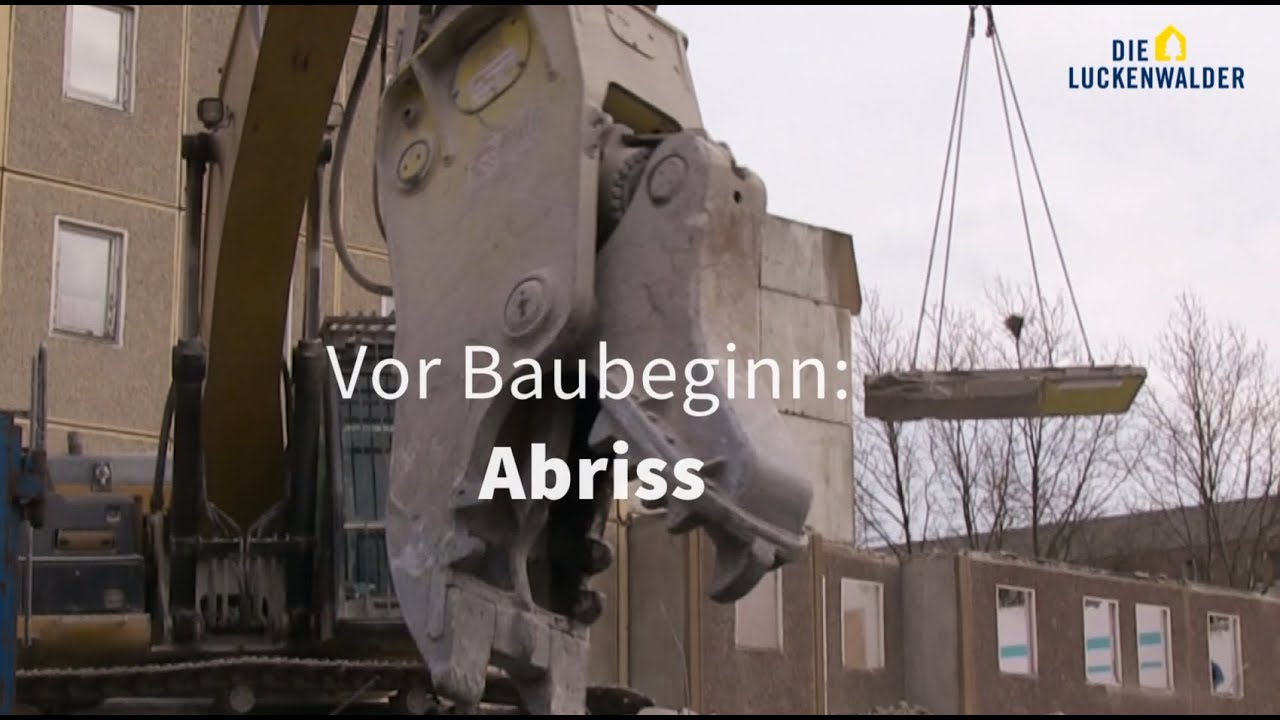 DIE BURG: Vor Baubeginn  Abriss